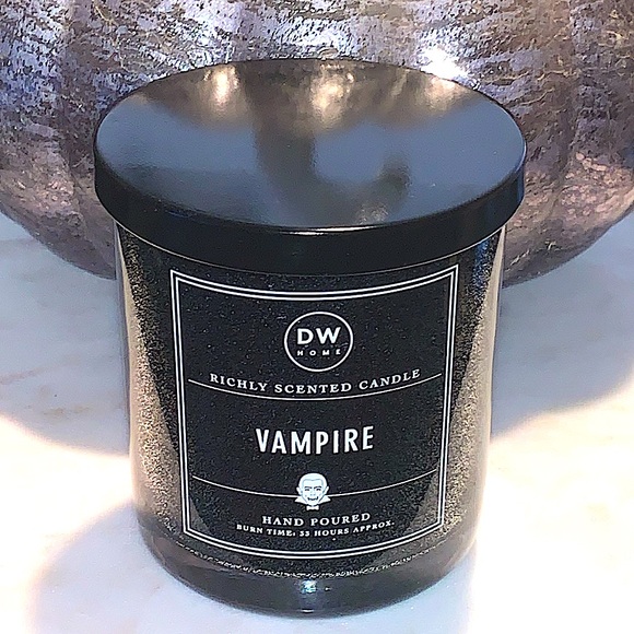 DW HOME CANDLE VAMPIRE RICHLY SCENTED NEW SILVER SPARKLE - Picture 2 of 5